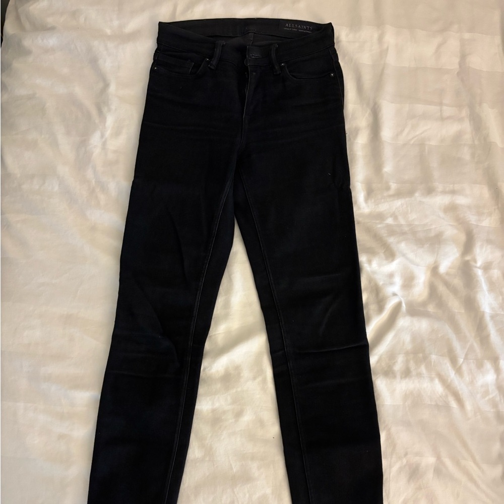 AllSaints Women's Black Skinny Jeans